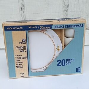 New Old Stock Metro Apolloware 20 Piece Dinnerware Set